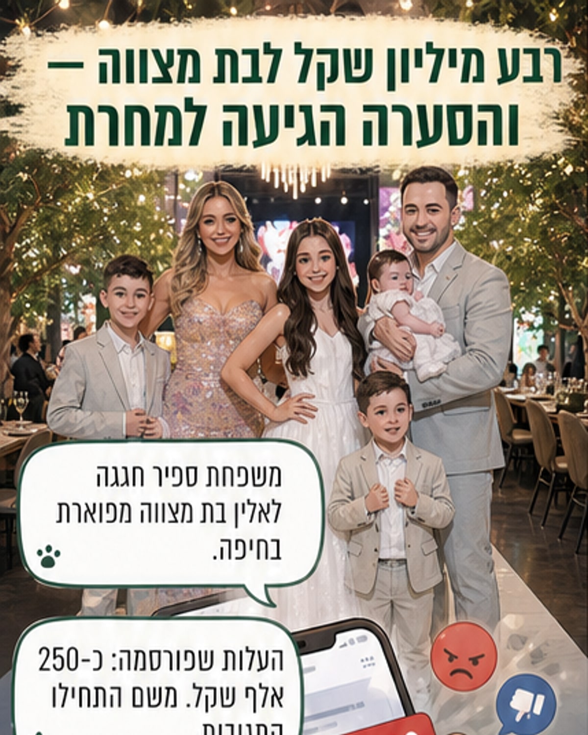 המשפחה של אלין ספיר עשתה את החגיגה של חלומותיה