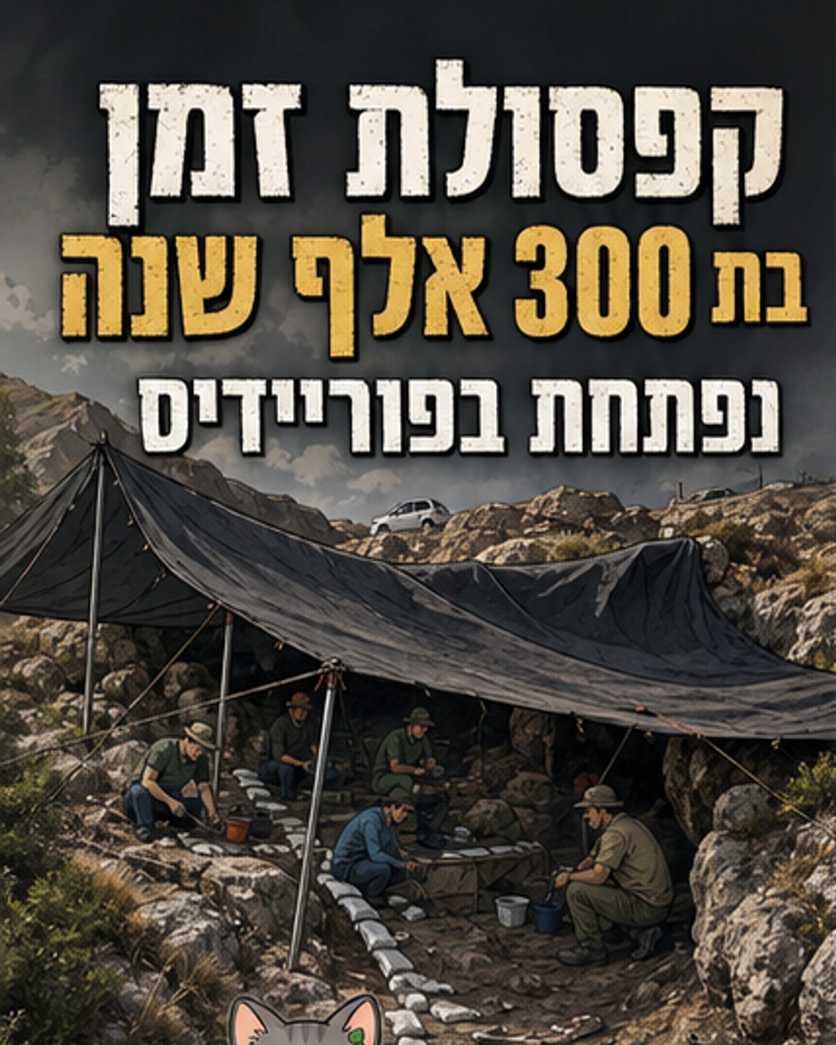 מערה פרהיסטורית נדירה נחשפה בפוריידיס