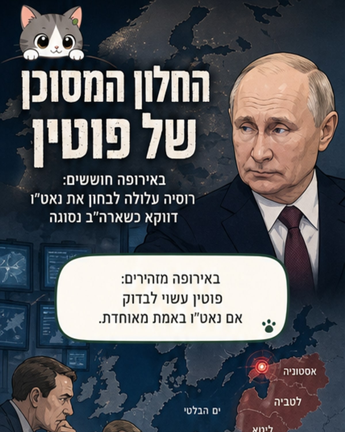 החשש באירופה: רוסיה עלולה לתקוף מדינת נאט"ו
