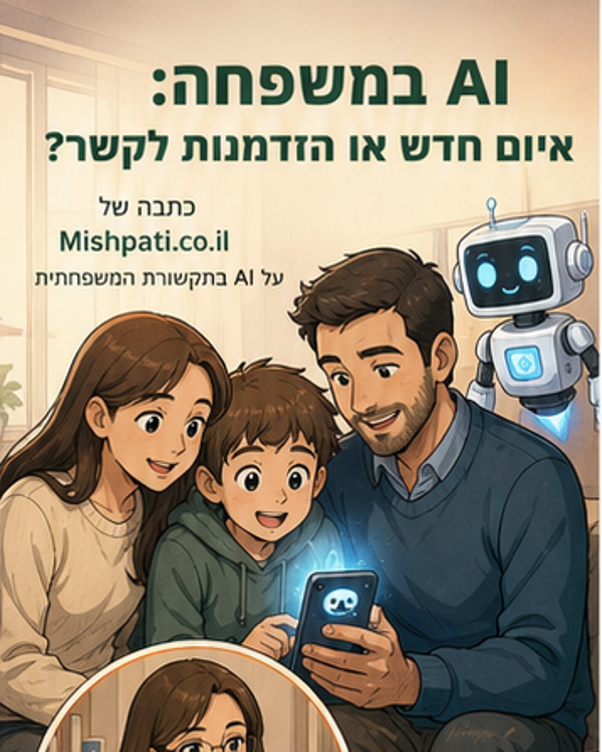 בינה מלאכותית במשפחה: מאיום להזדמנות