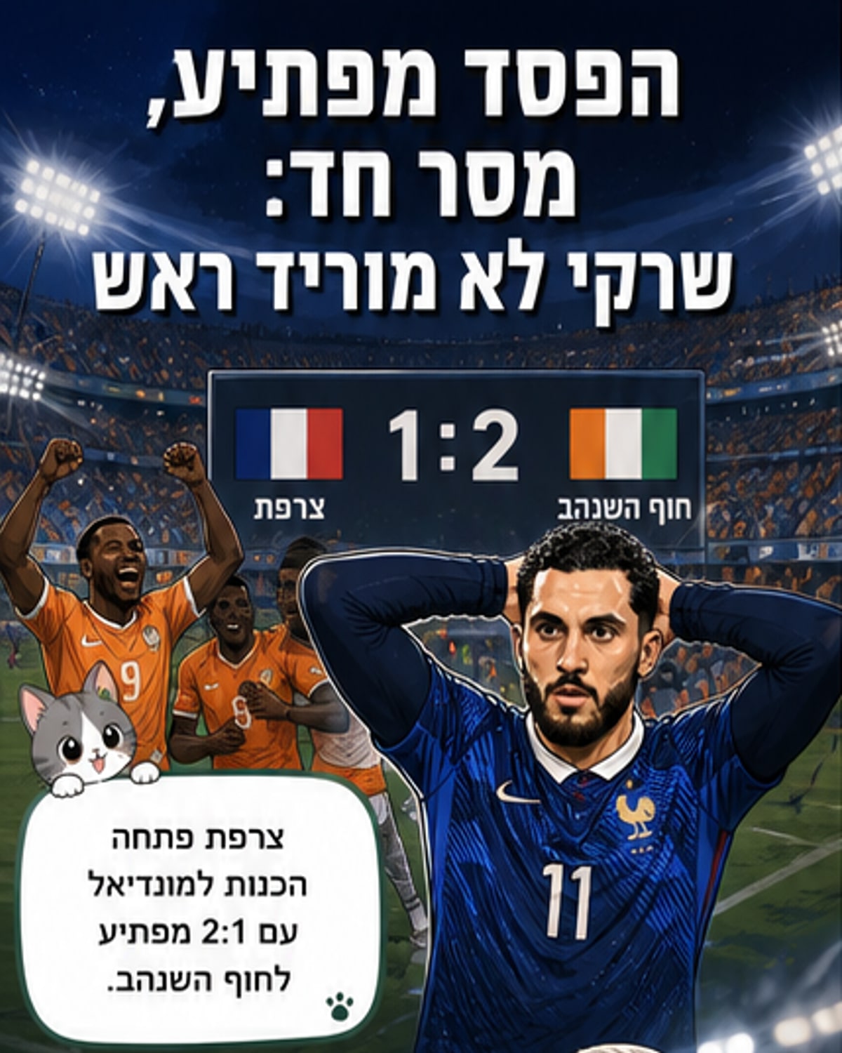 שרקי: לא נוסעים כפavourites, אלא כדי למחוץ את כולם