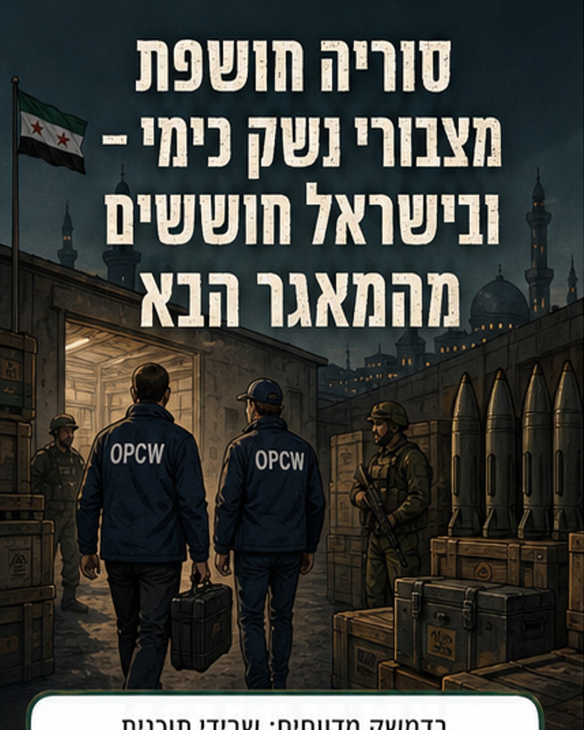 חשיפת מאגרי נשק כימי בסוריה