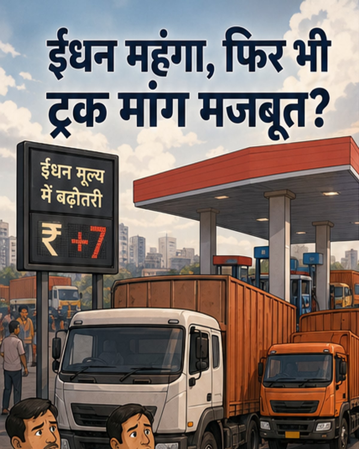ईंधन महंगा, फिर भी ट्रकों की मांग मजबूत