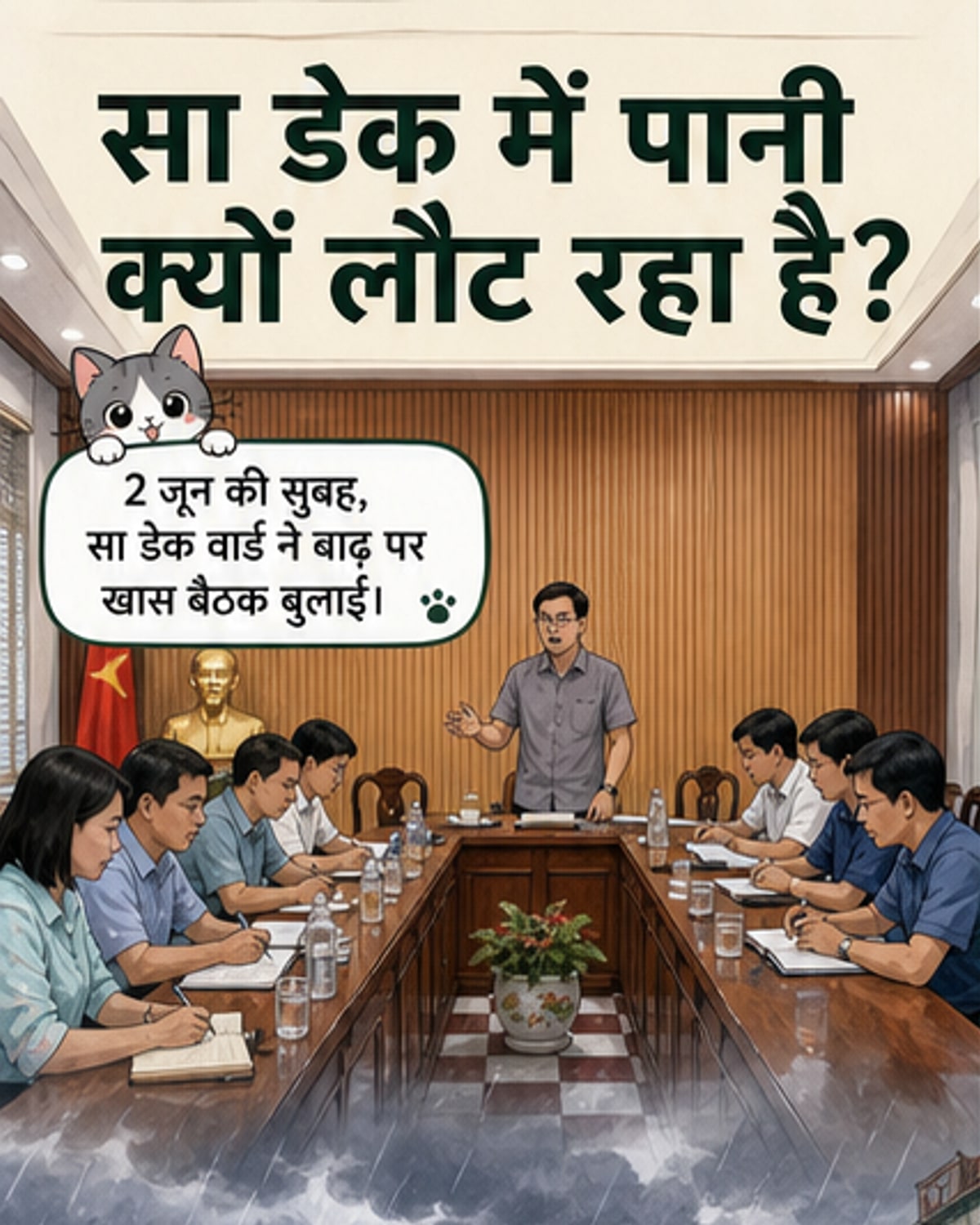 सा डेक वार्ड जलवायु परिवर्तन के अनुकूलन के लिए सक्रिय