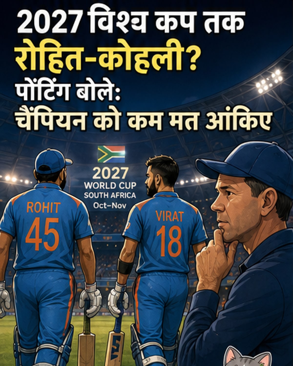 पोंटिंग ने कहा: चैंपियन को कभी कम मत आंको