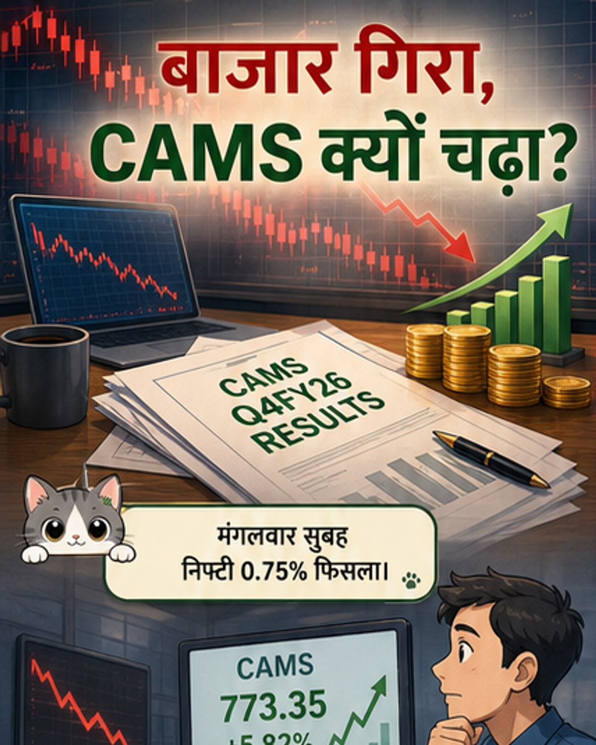 CAMS का Q4 में राजस्व में 11% की वृद्धि