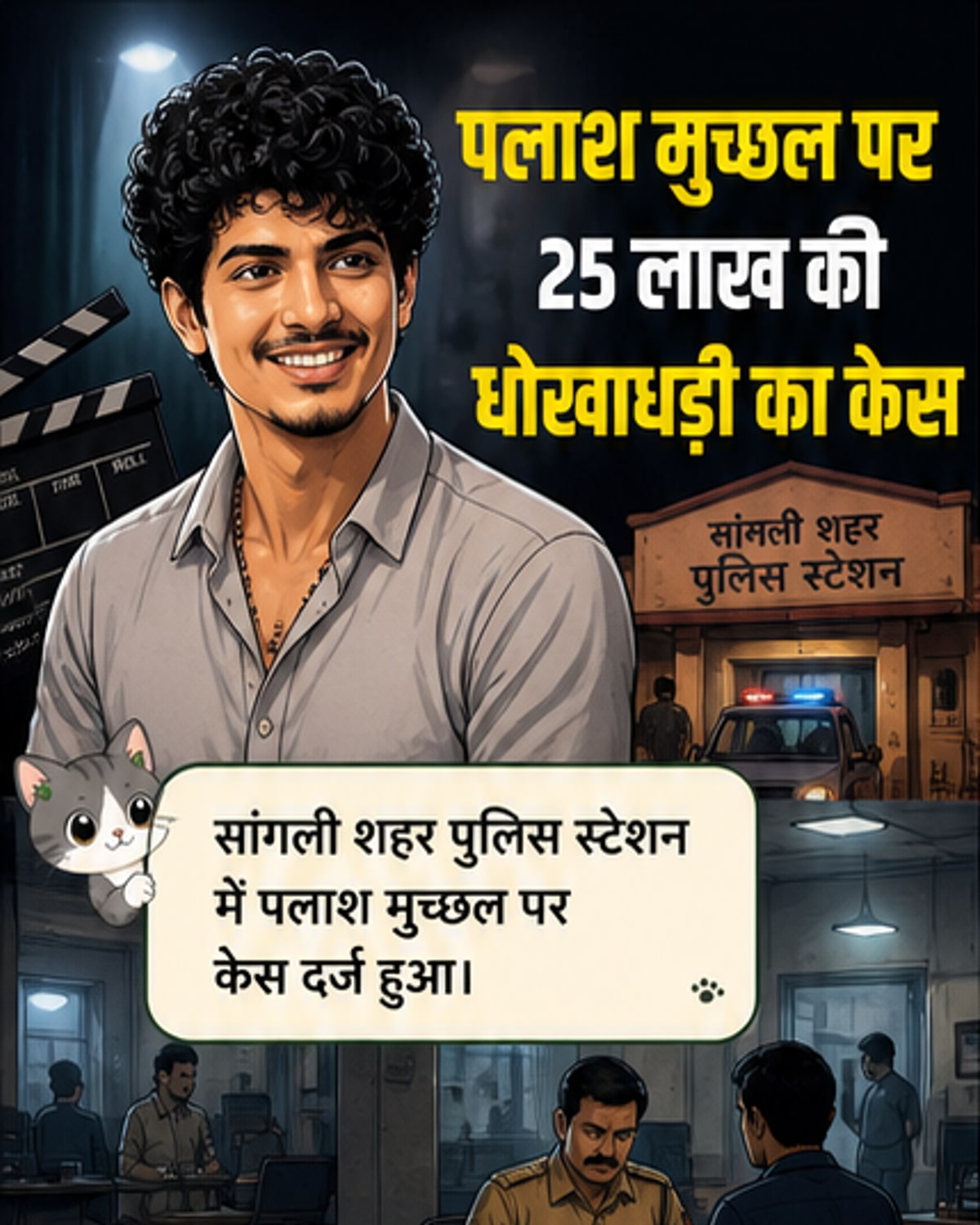 गायक पलाश पर 25 लाख के धोखे का आरोप