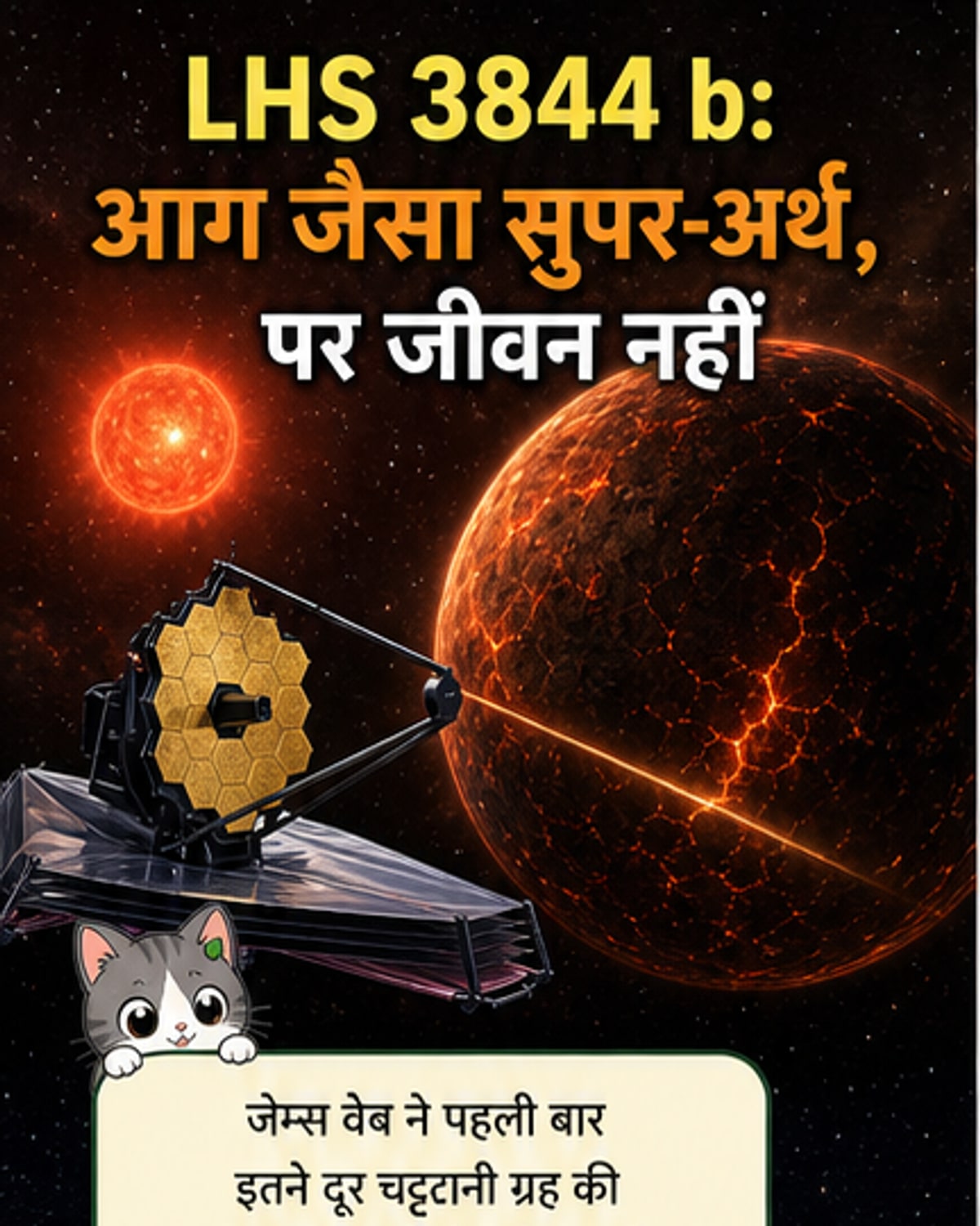 जेम्स वेब ने देखा आग का गोला