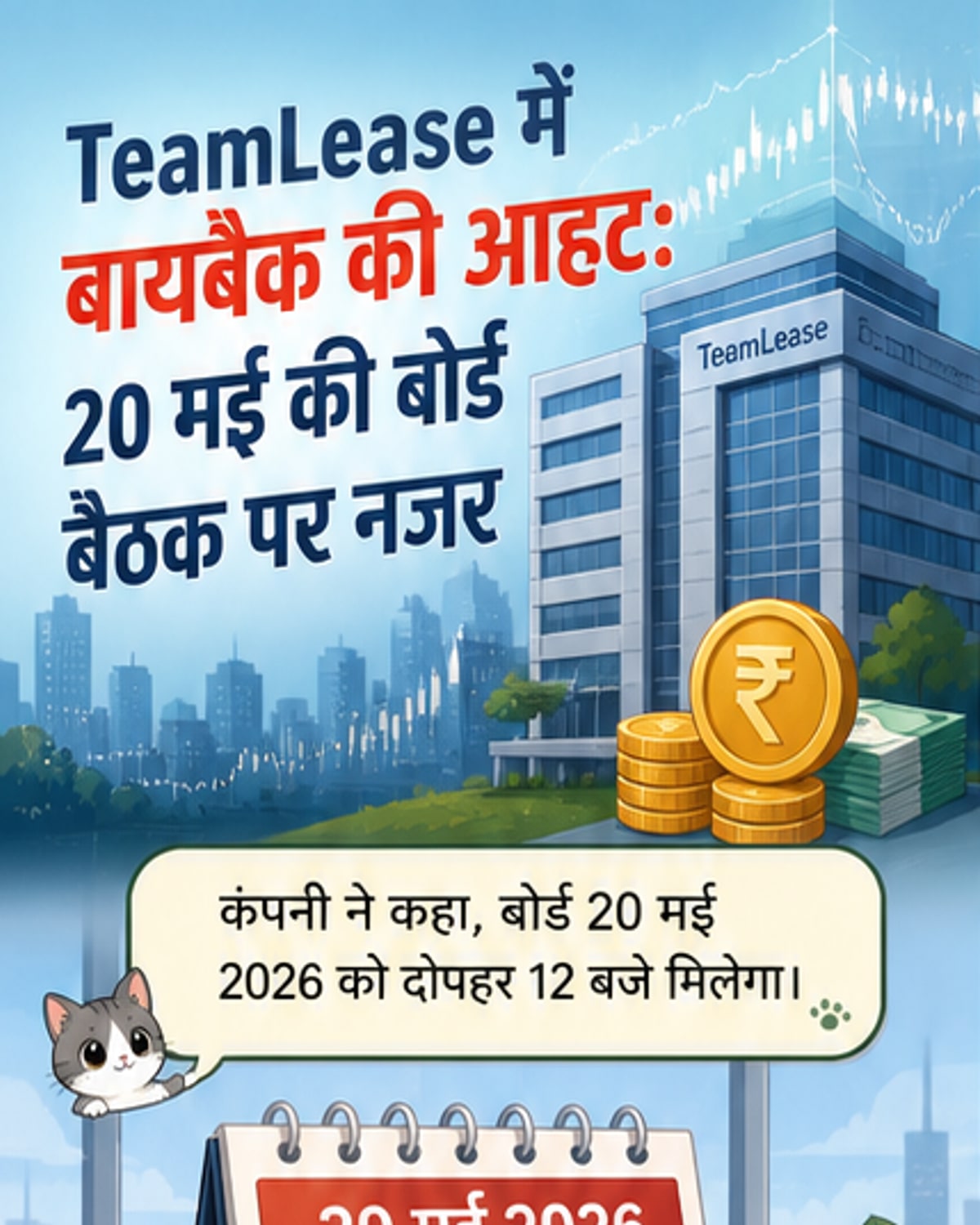 टीमलीज की बोर्ड बैठक में शेयर बायबैक पर फैसला?