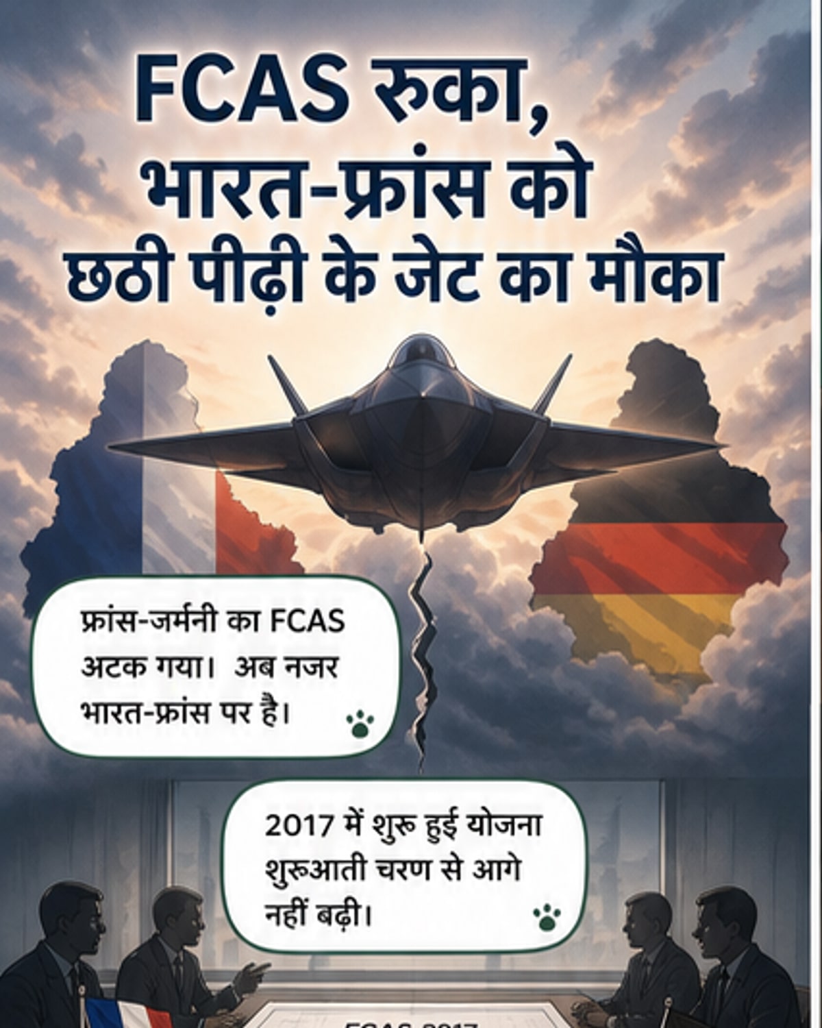 फ्रांस-जर्मनी का संयुक्त लड़ाकू विमान प्रोजेक्ट रद्द
