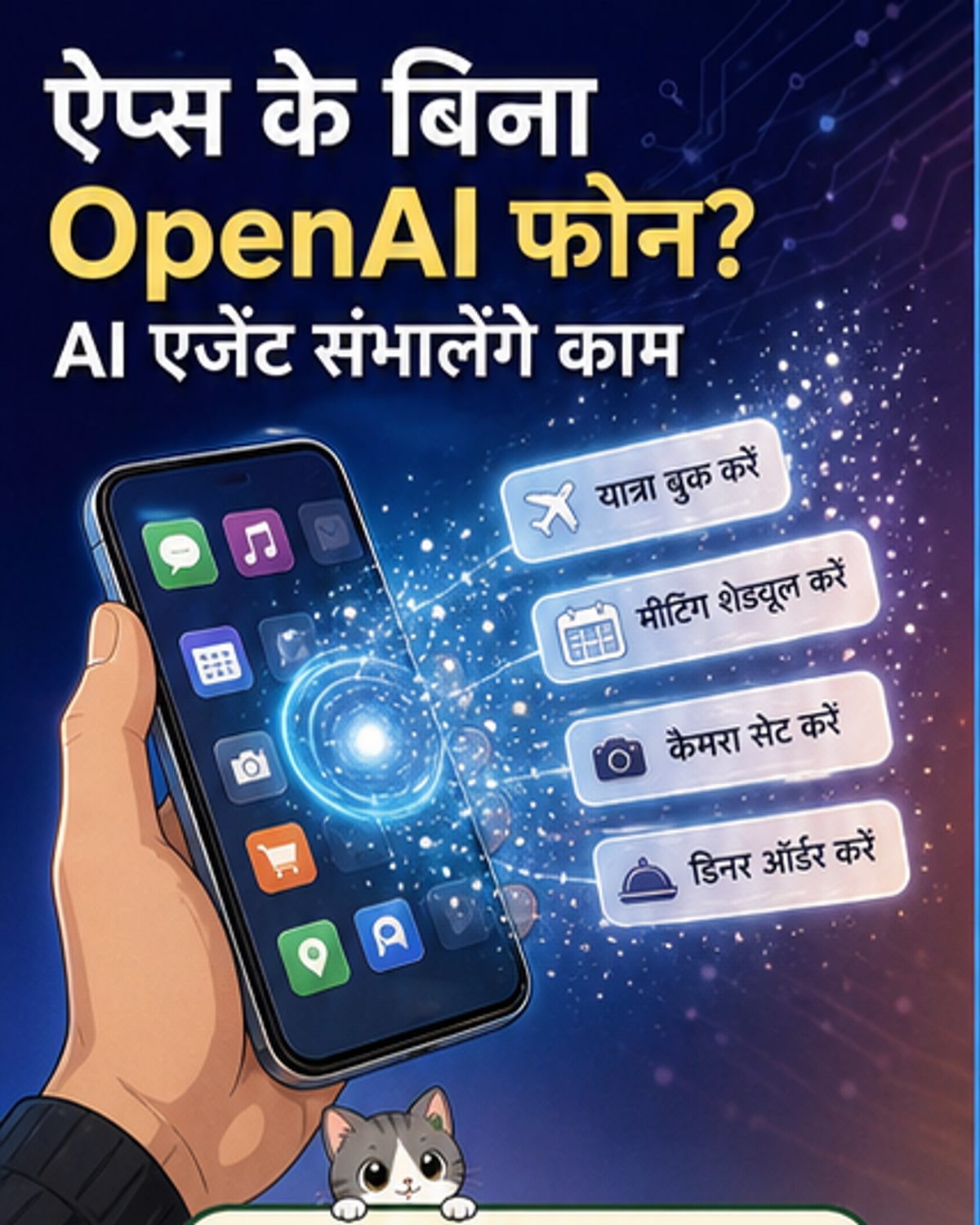 OpenAI का AI फोन: ऐप्स के बिना कैसे काम करेगा?