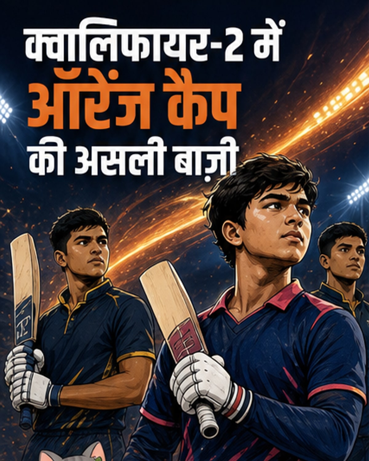 ऑरेंज कैप की रेस में तीनों के बीच जंग
