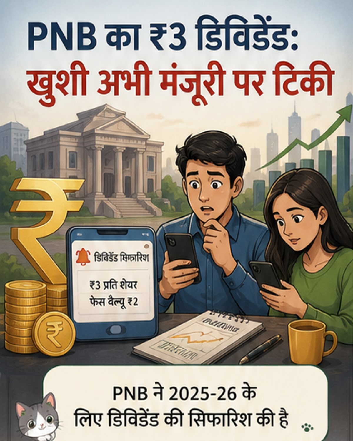 PNB ने शेयरधारकों को 150% डिविडेंड देने की घोषणा की