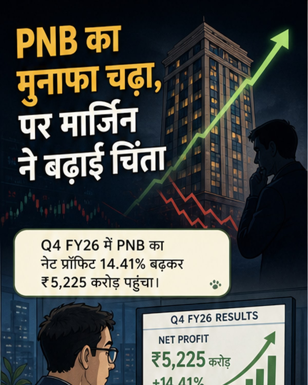 PNB का मुनाफा ₹5,225 करोड़