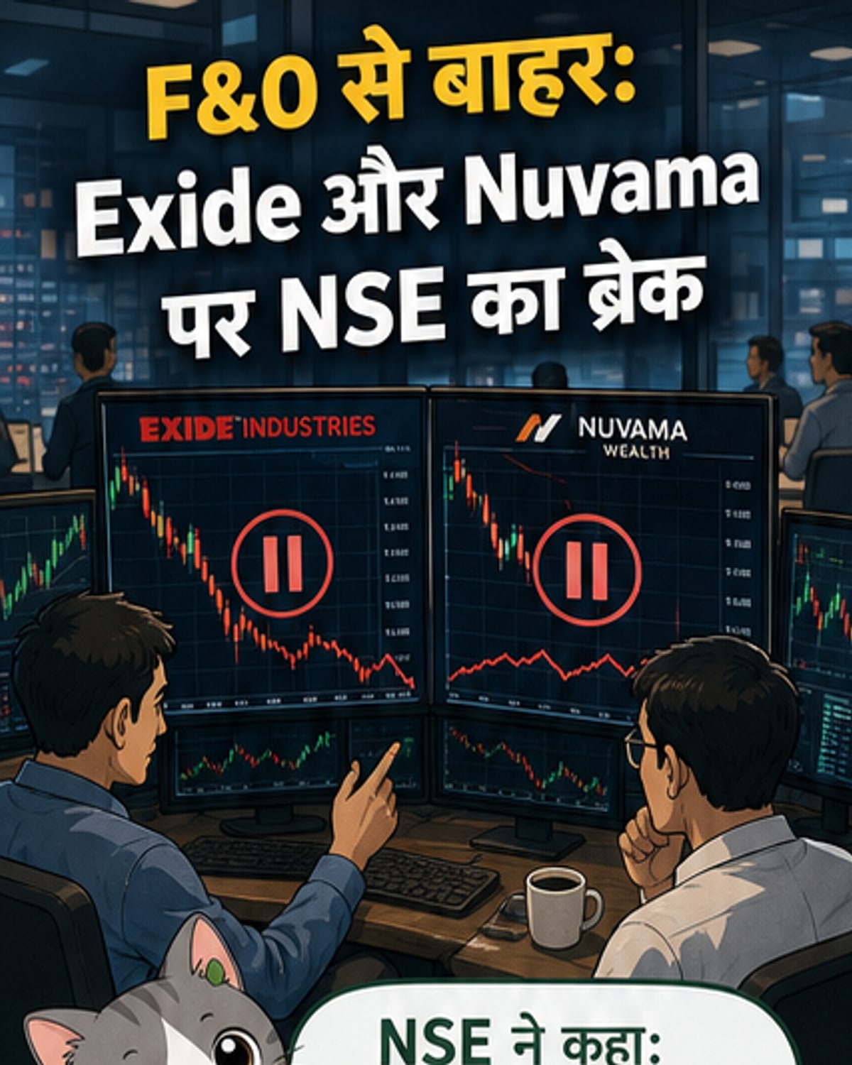 एक्साइड, नुवामा वेल्थ F&O से बाहर