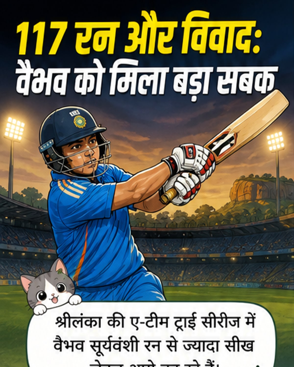 वैभव के लिए सीख का टूर्नामेंट