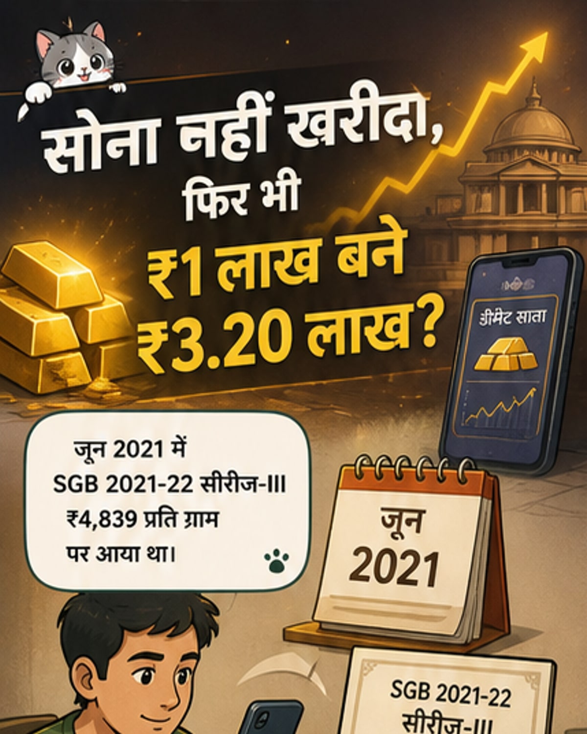 सोने में निवेश ने दिया 220% रिटर्न