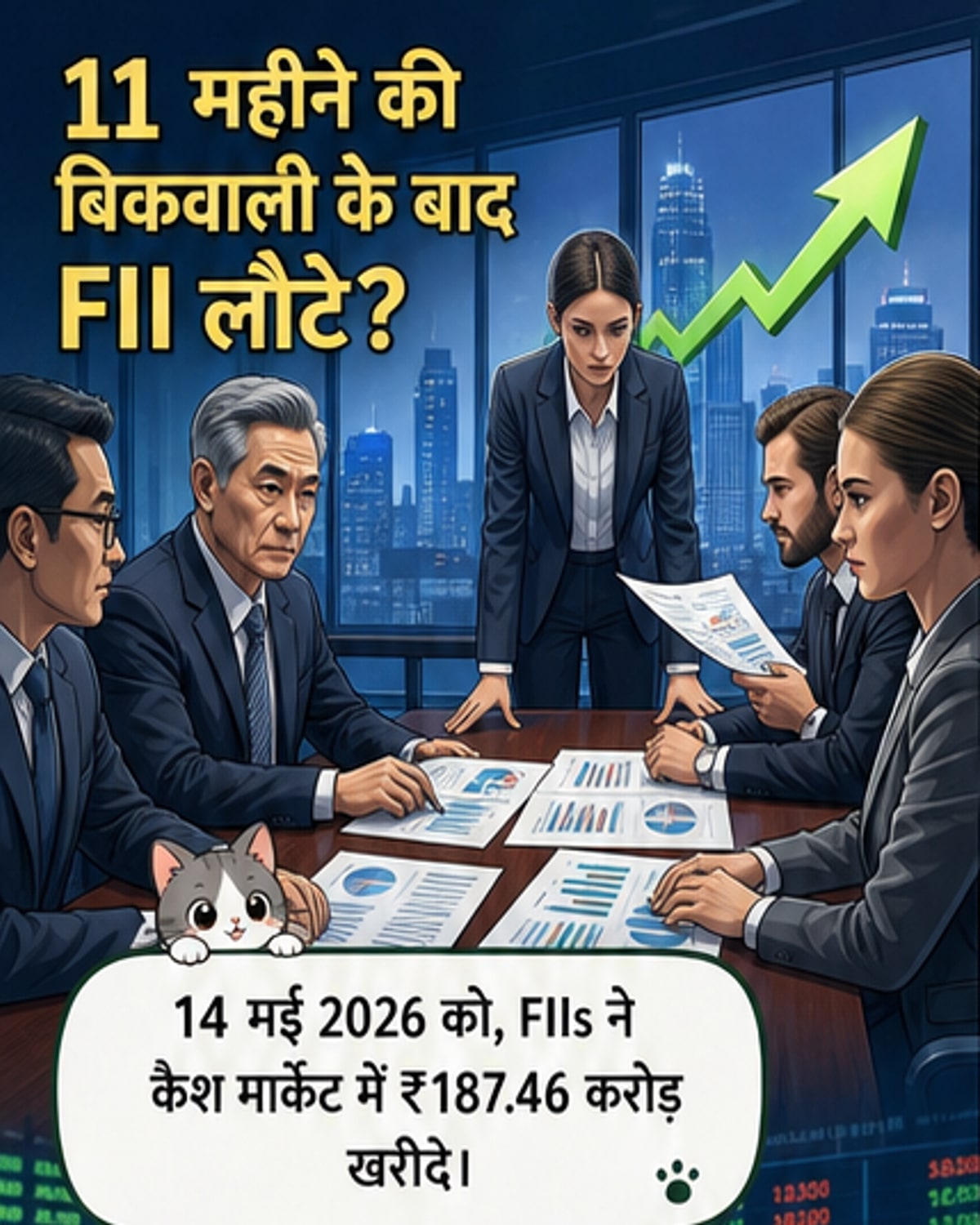 विदेशी निवेशकों ने फिर खरीदारी शुरू की