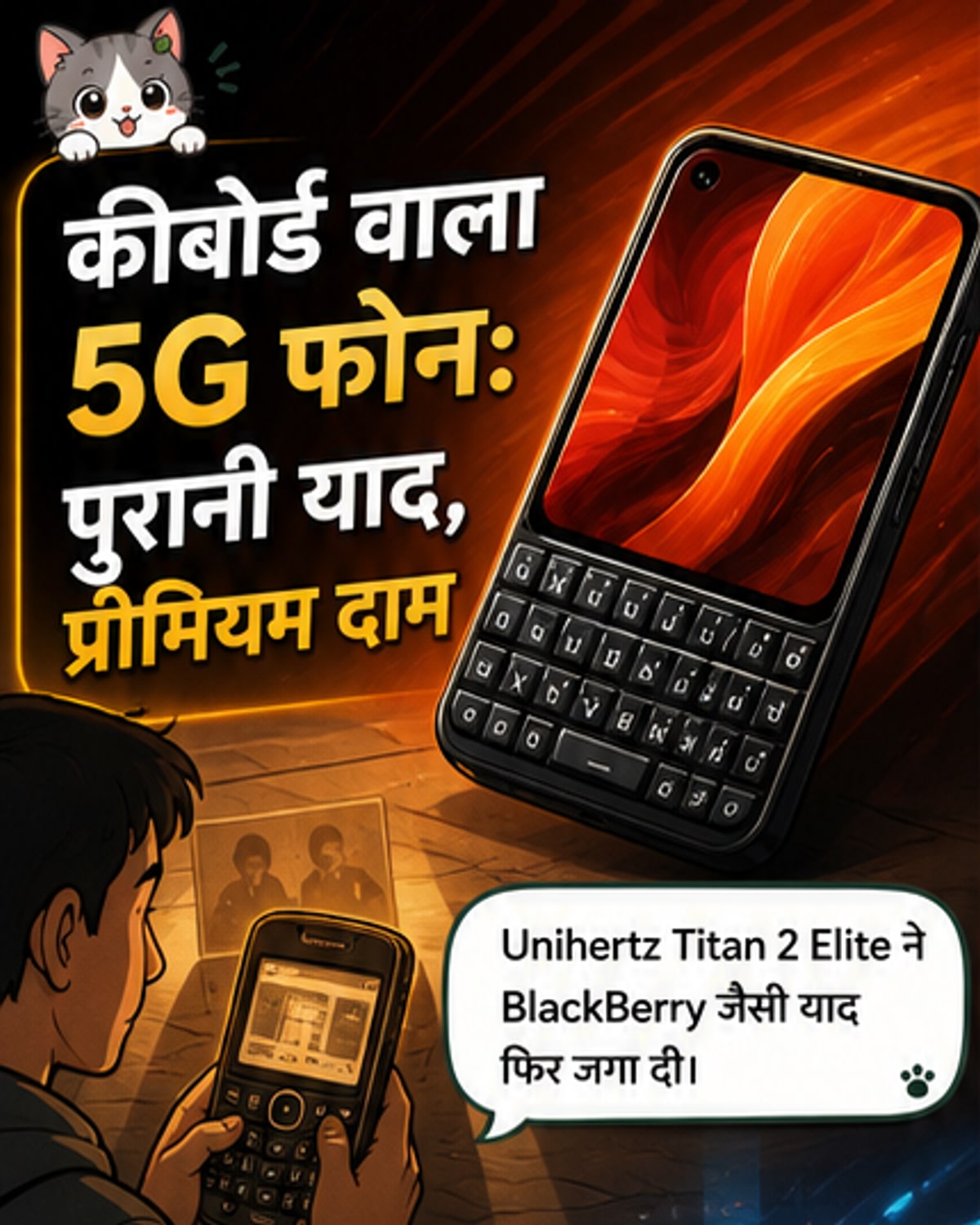 ब्लैकबेरी जैसा कीबोर्ड फोन भारत में