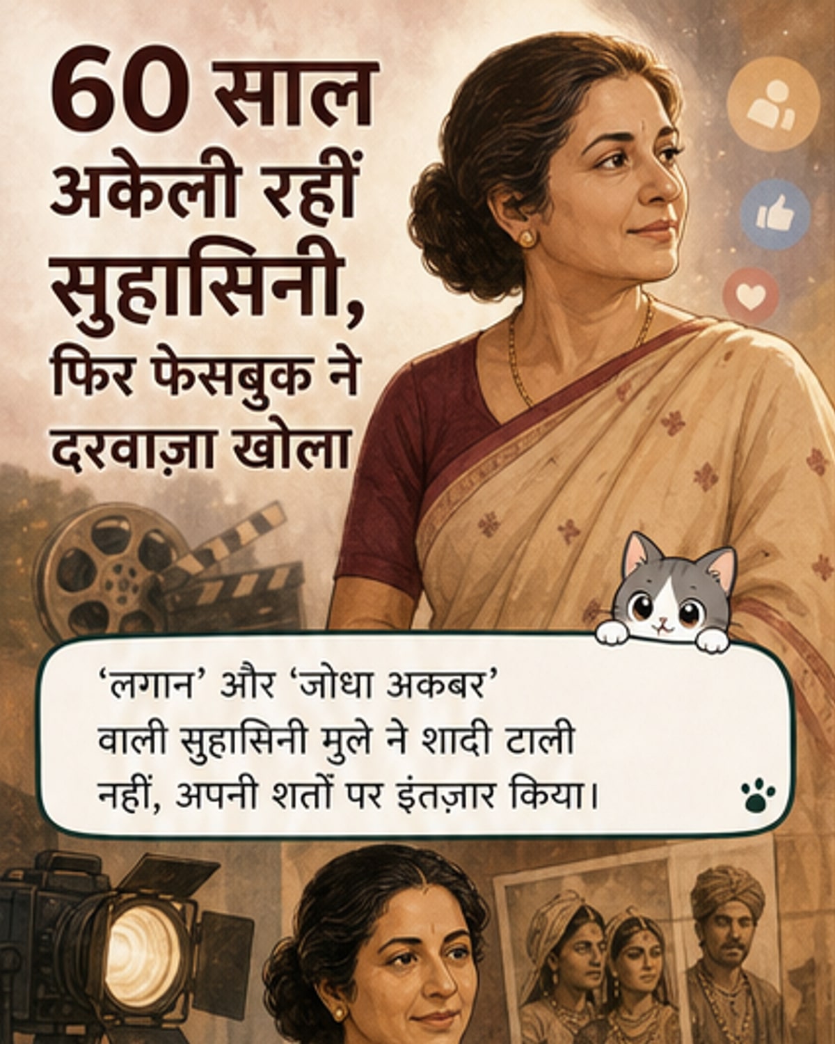 सुहासिनी मुले और अतुल गुर्तु की फेसबुक से शुरू हुई प्रेम कहानी, जिसने 75 दिनों में शादी का रूप लिया।