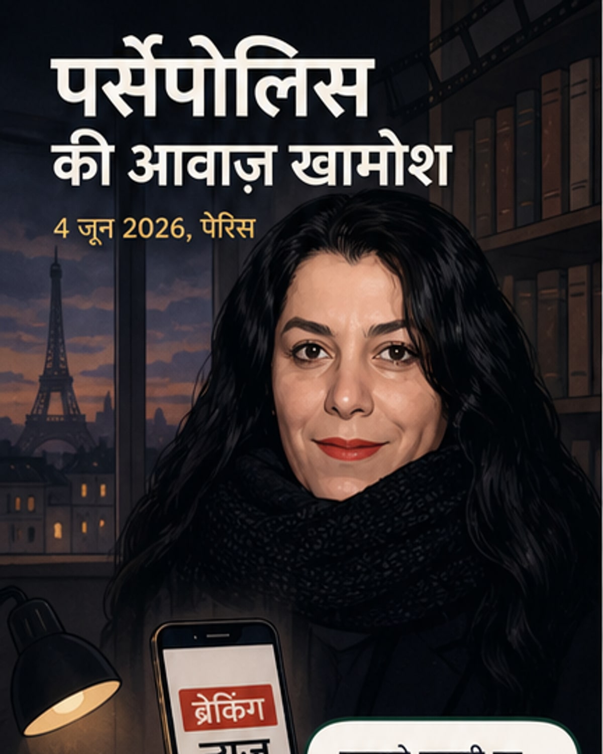 पर्सेपोलिस लेखिका मरजाने सत्रापी का निधन