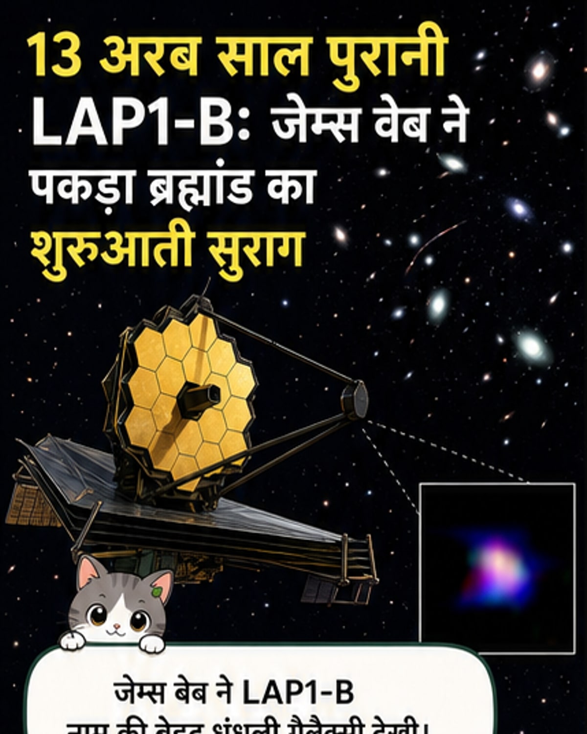 13 अरब साल पुरानी गैलेक्सी की खोज