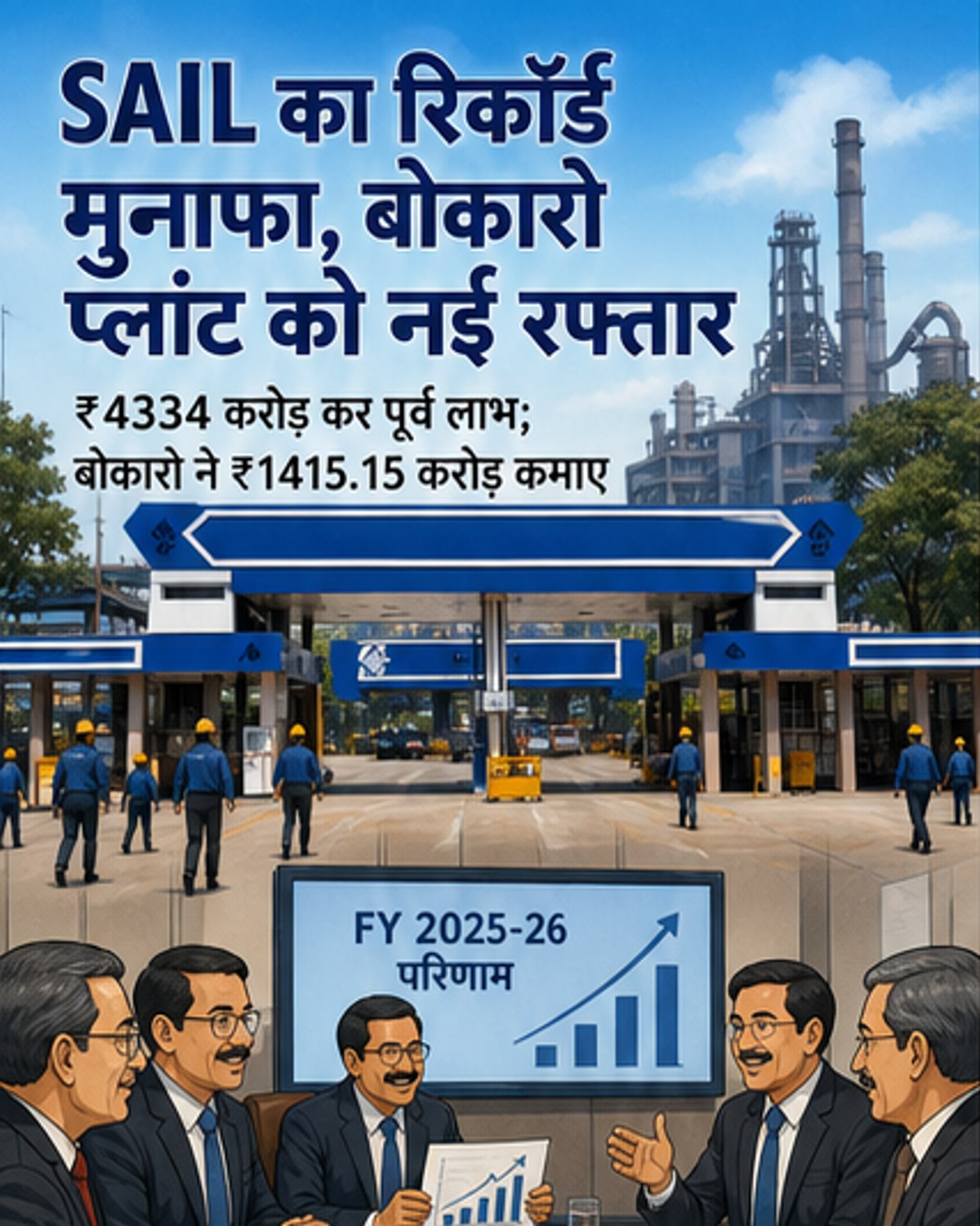 सेल ने दर्ज किया रिकॉर्ड मुनाफा