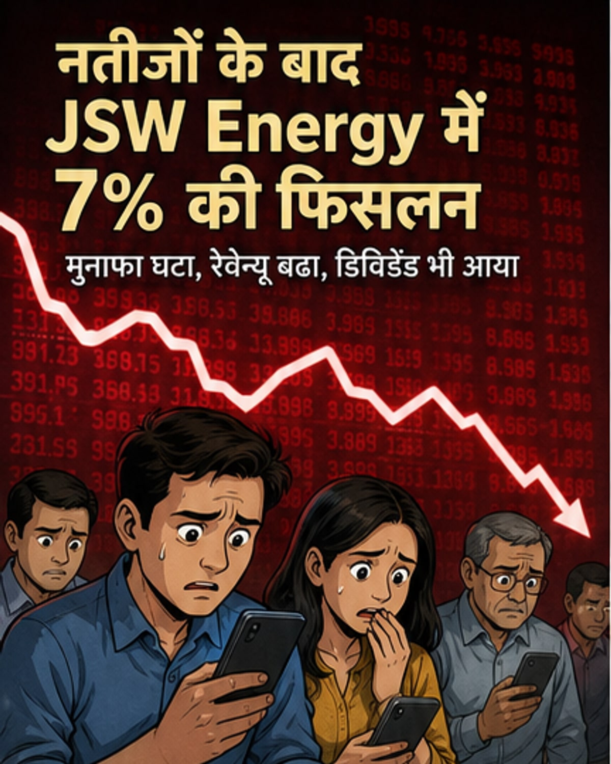 JSW Energy के शेयर में 7% गिरावट