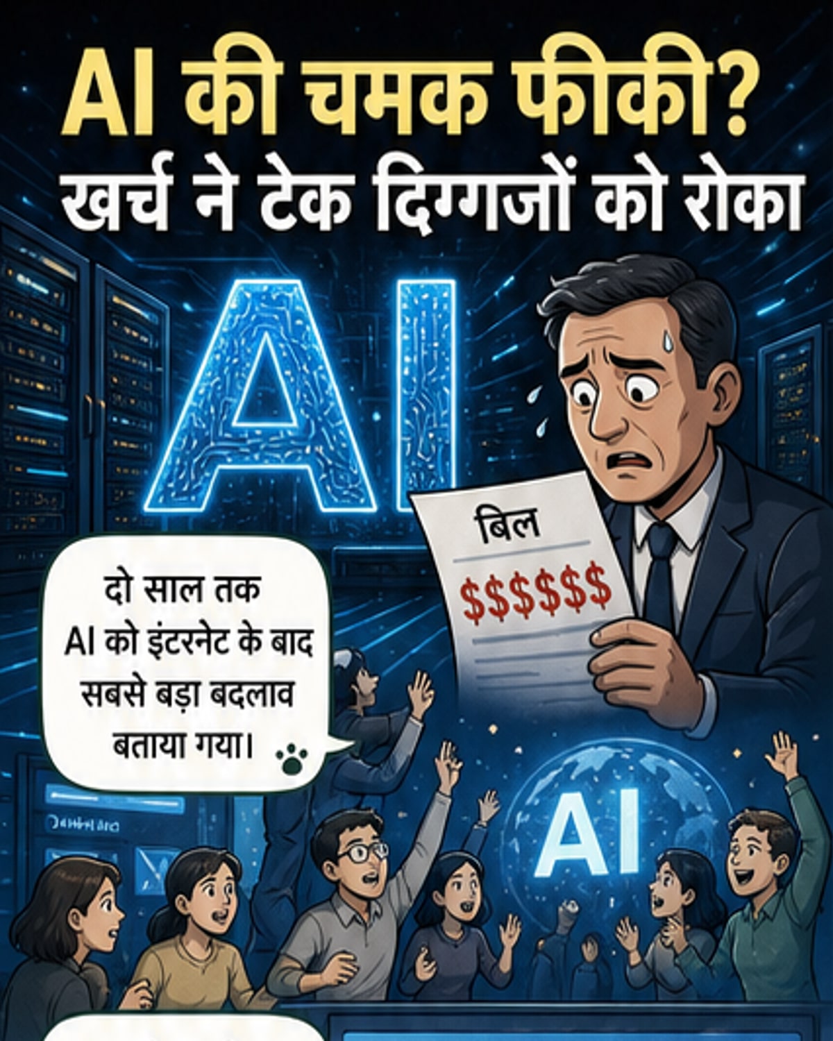 AI चलाना इंसानों से महंगा
