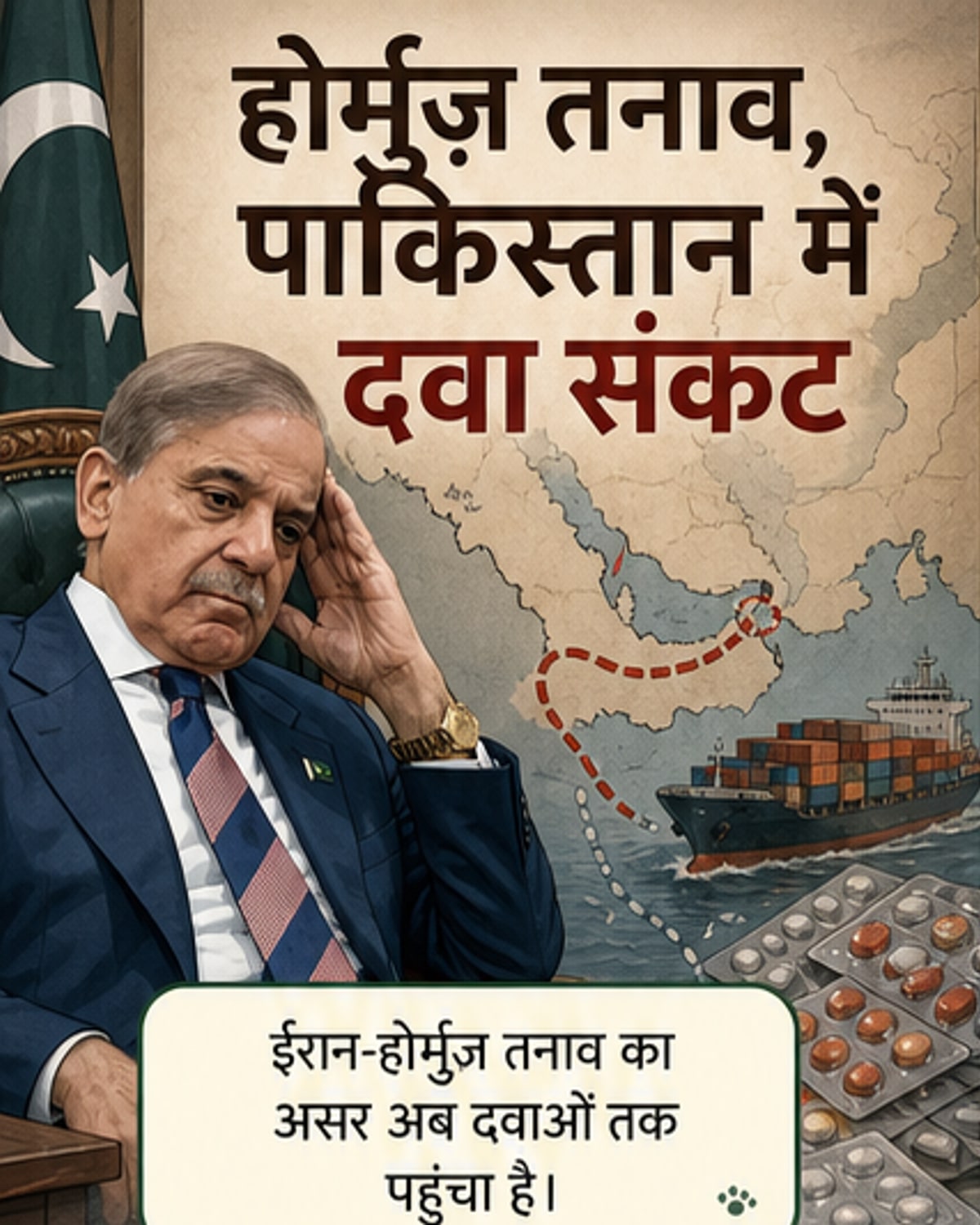 पाकिस्तान में दवाओं की किल्लत