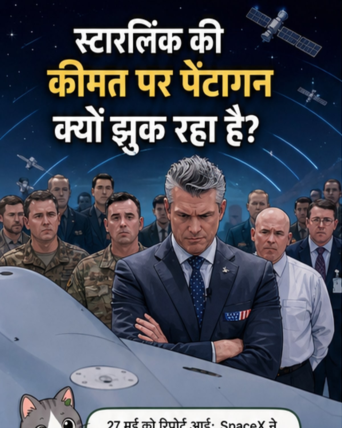 एलोन मस्क का पेंटागन पर दबाव