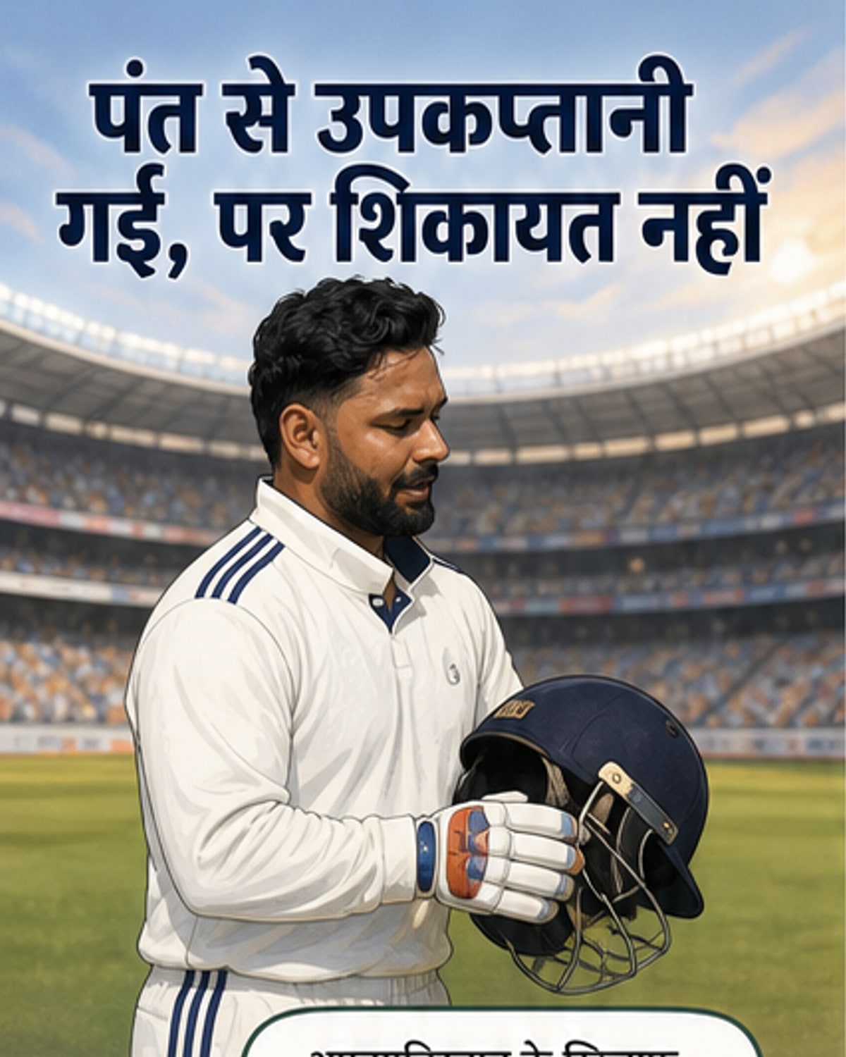 पंत को नहीं चाहिए उपकप्तानी?