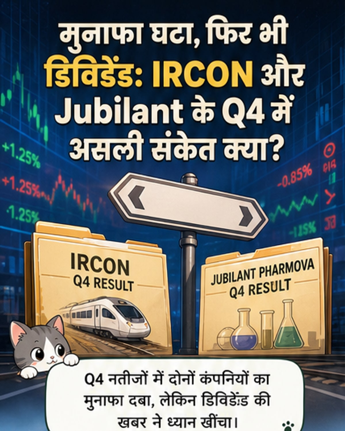 दोनों के मुनाफे घटे, लेकिन डिविडेंड घोषित