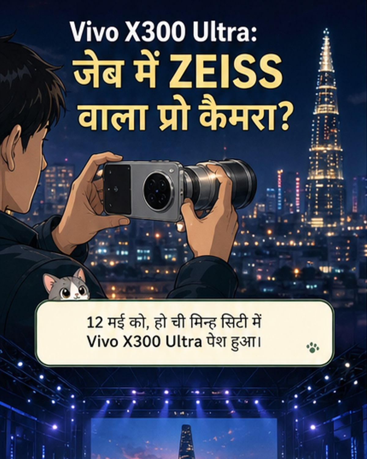वीवो X300 अल्ट्रा में ZEISS लेंस