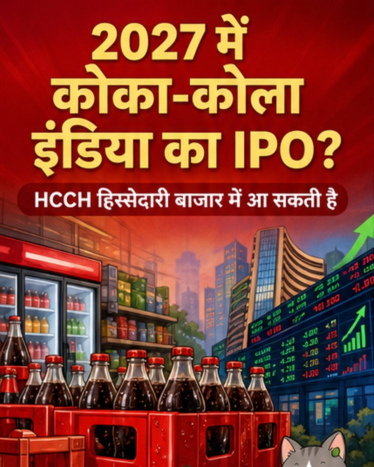 कोका-कोला 2027 में भारतीय बॉटलिंग इकाई का IPO लाएगा