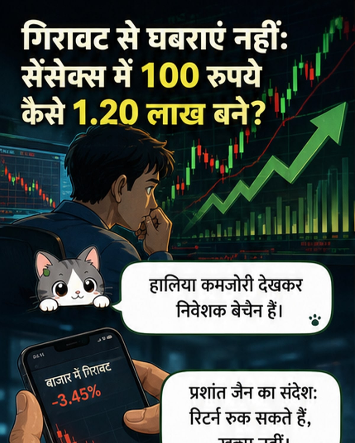100 रुपये का निवेश 1.2 लाख तक पहुंचा
