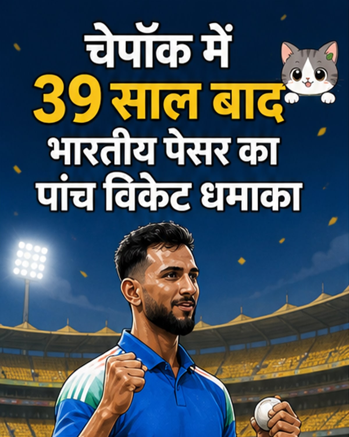 चेपॉक में 39 साल का रिकॉर्ड टूटा
