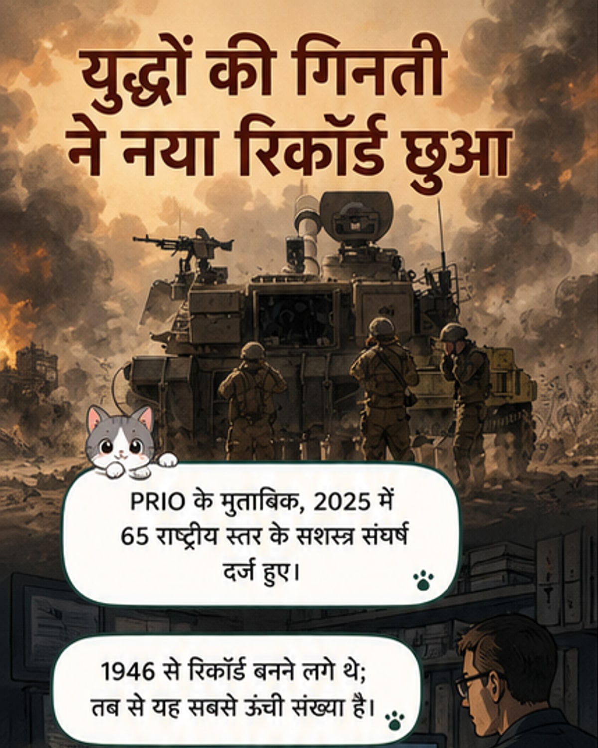 दुनिया भर में सशस्त्र संघर्ष रिकॉर्ड पर