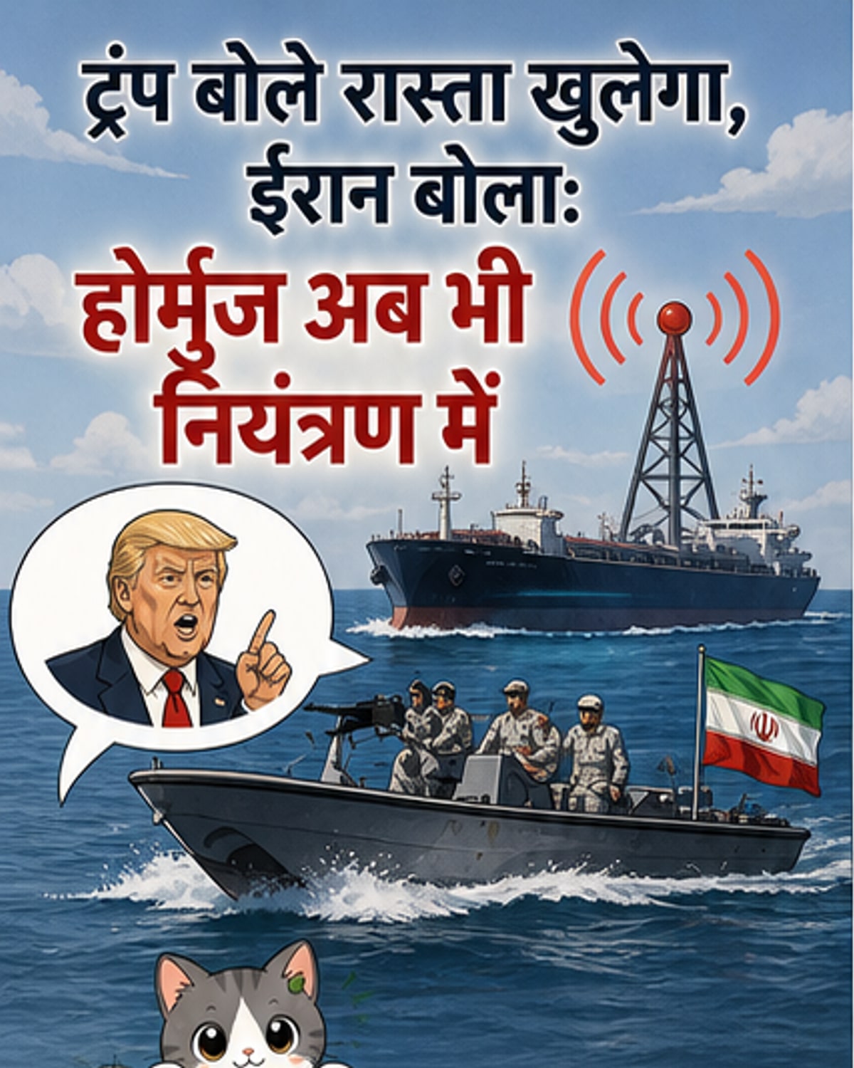होर्मुज जलडमरूमध्य पर अमेरिका-ईरान तनाव