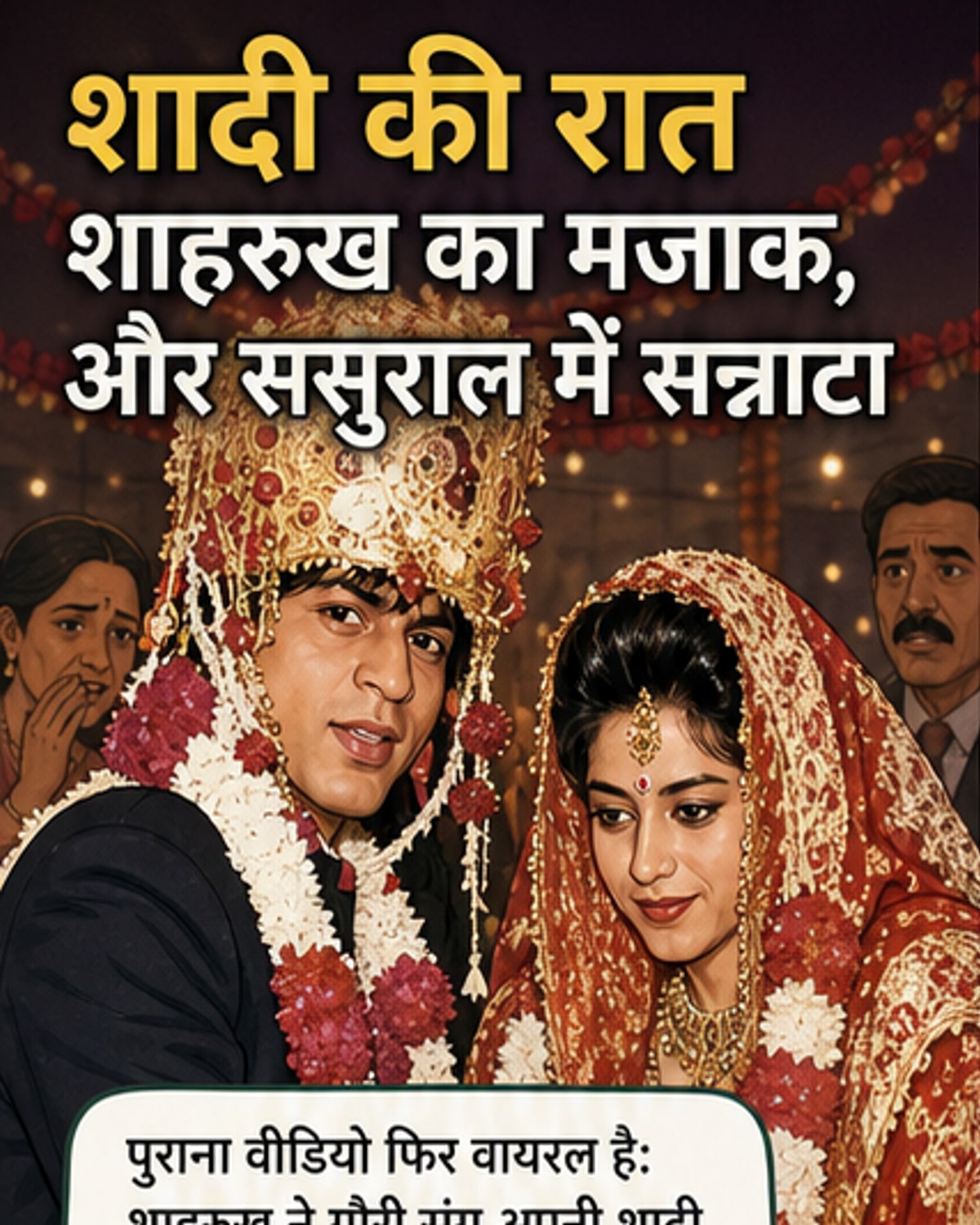 शादी के दिन शाहरुख ने गौरी से कहा: 'बुर्का पहनो, नमाज पढ़ो'