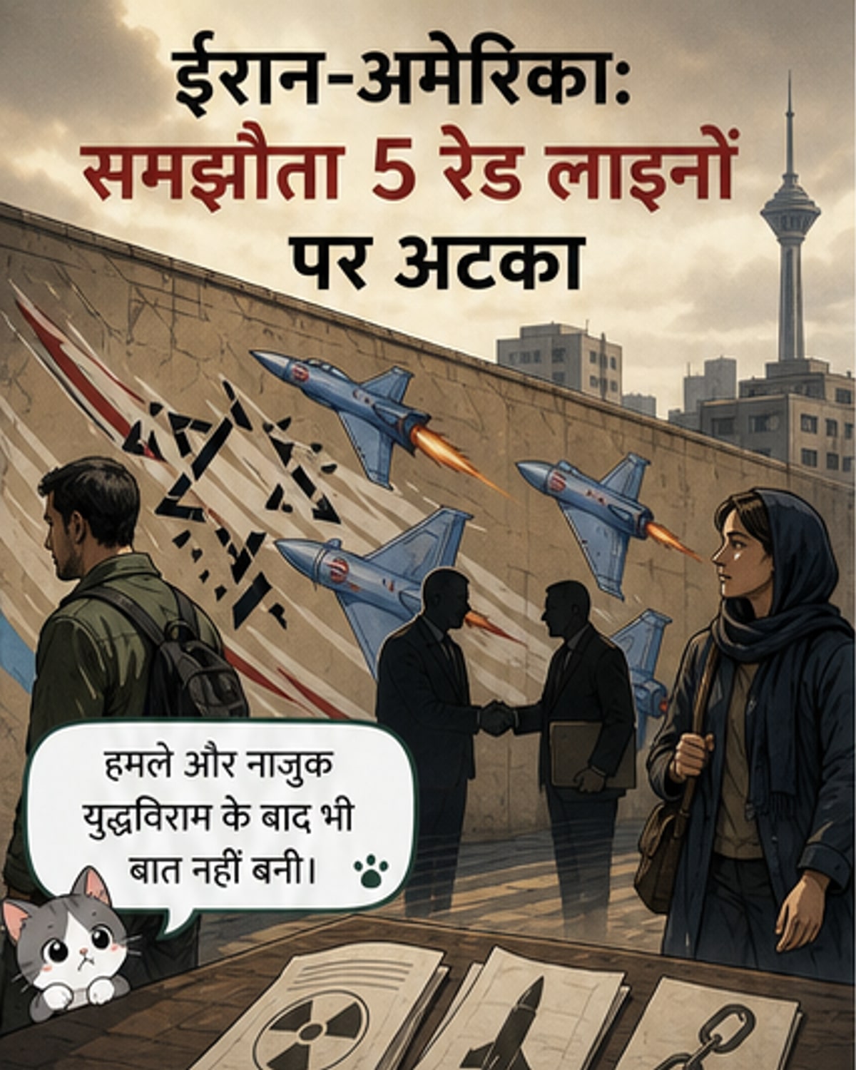 ईरान-अमेरिका वार्ता में अटके 5 मुद्दे