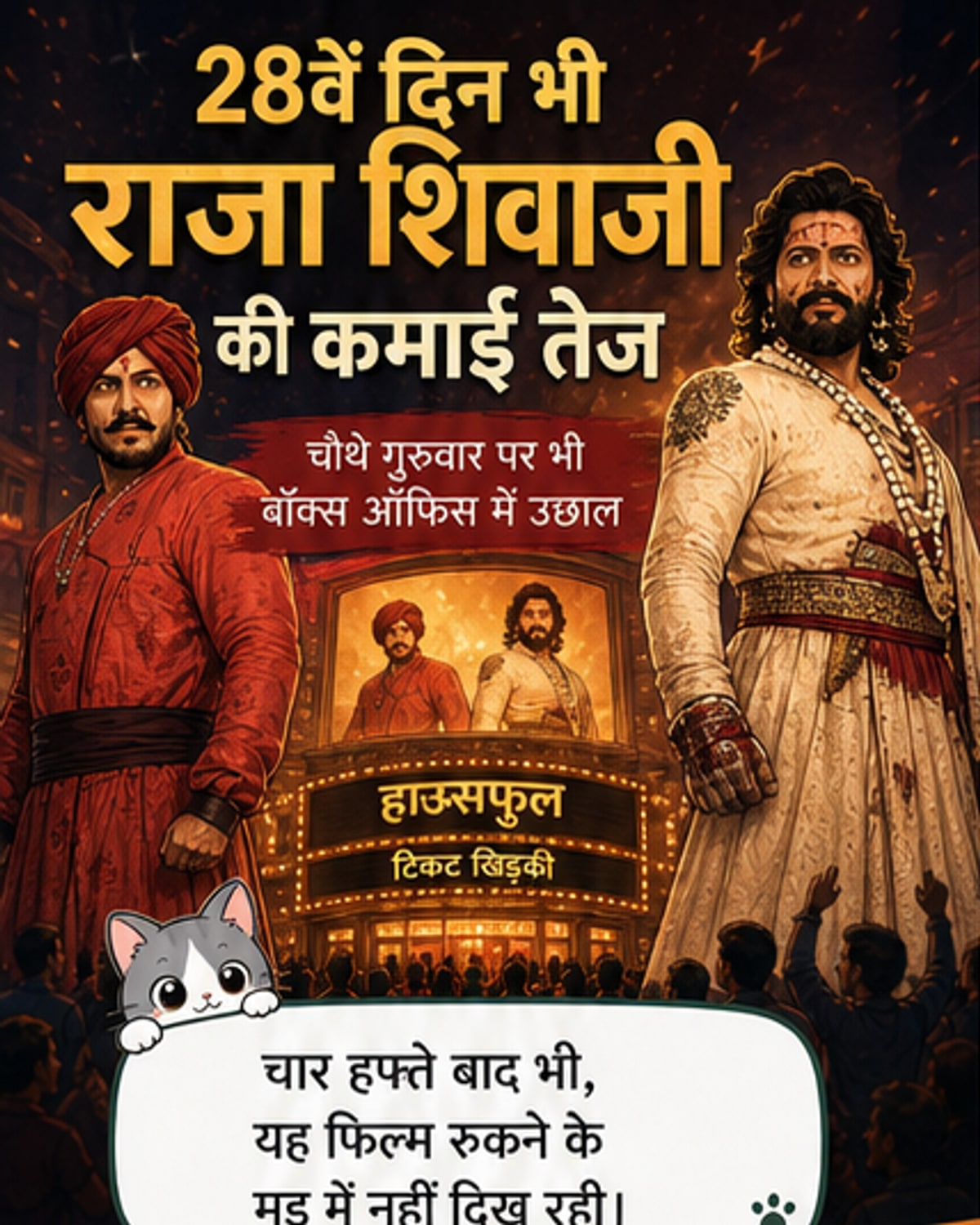 28वें दिन भी कमाई में तेजी