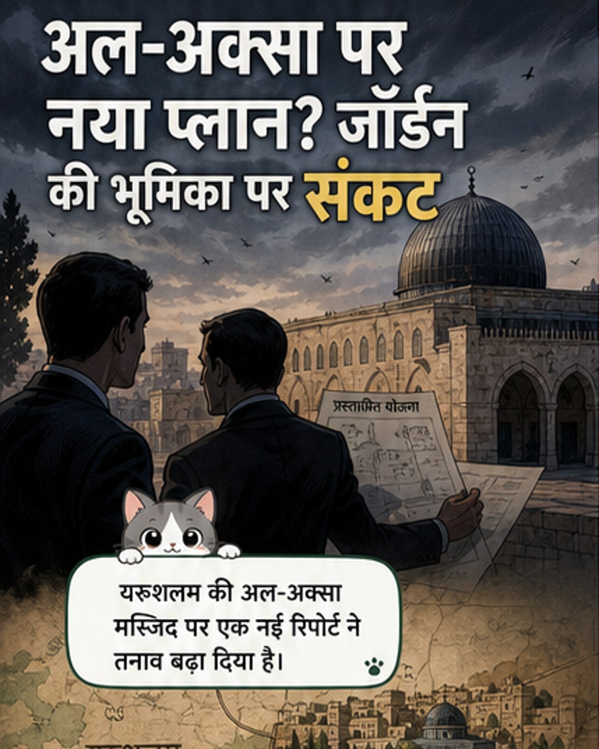 अल-अक्सा पर नया विवाद, जॉर्डन की भूमिका खतरे में?