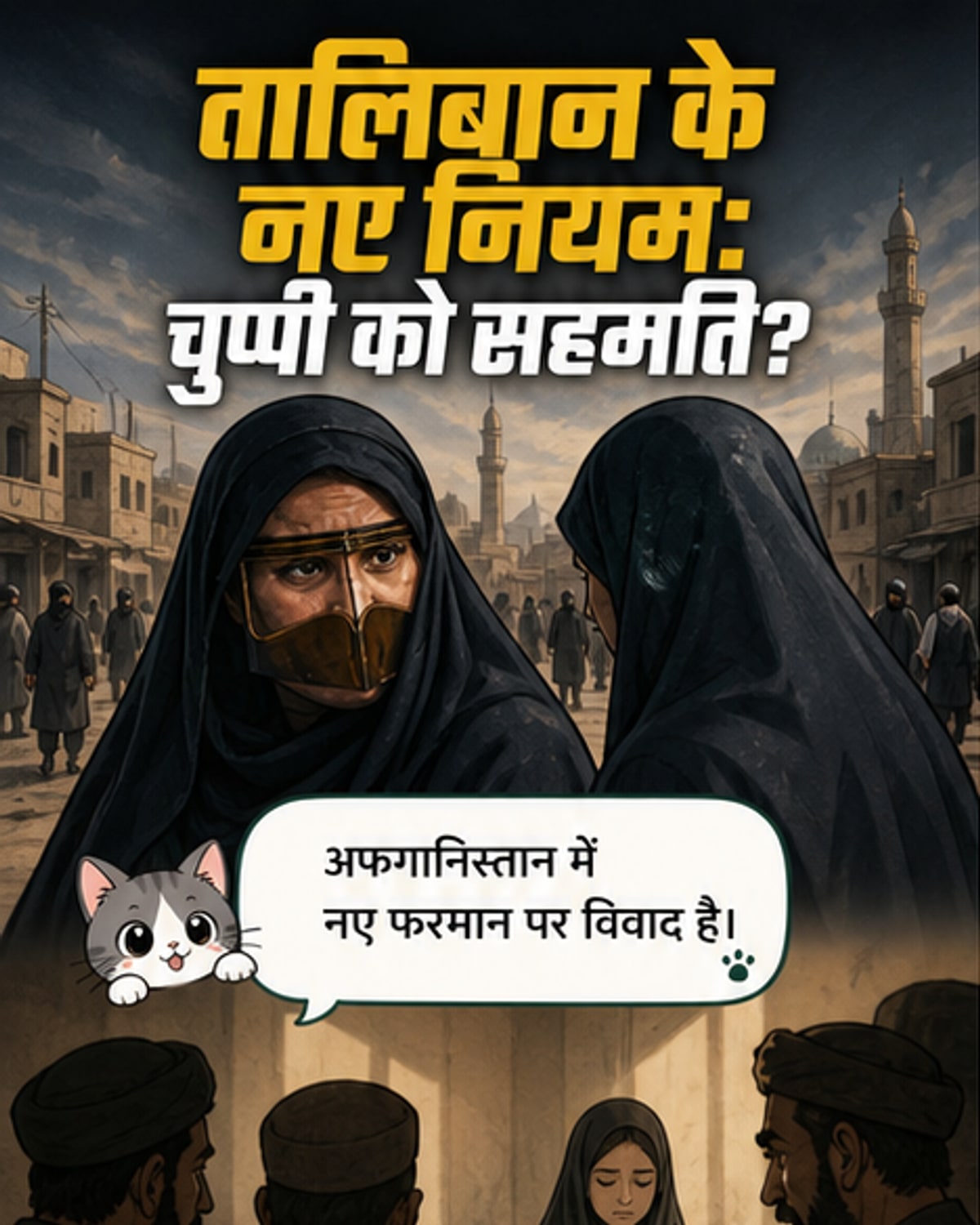 तालिबान का नया नियम: चुप रहने पर शादी को माना जाएगा हां