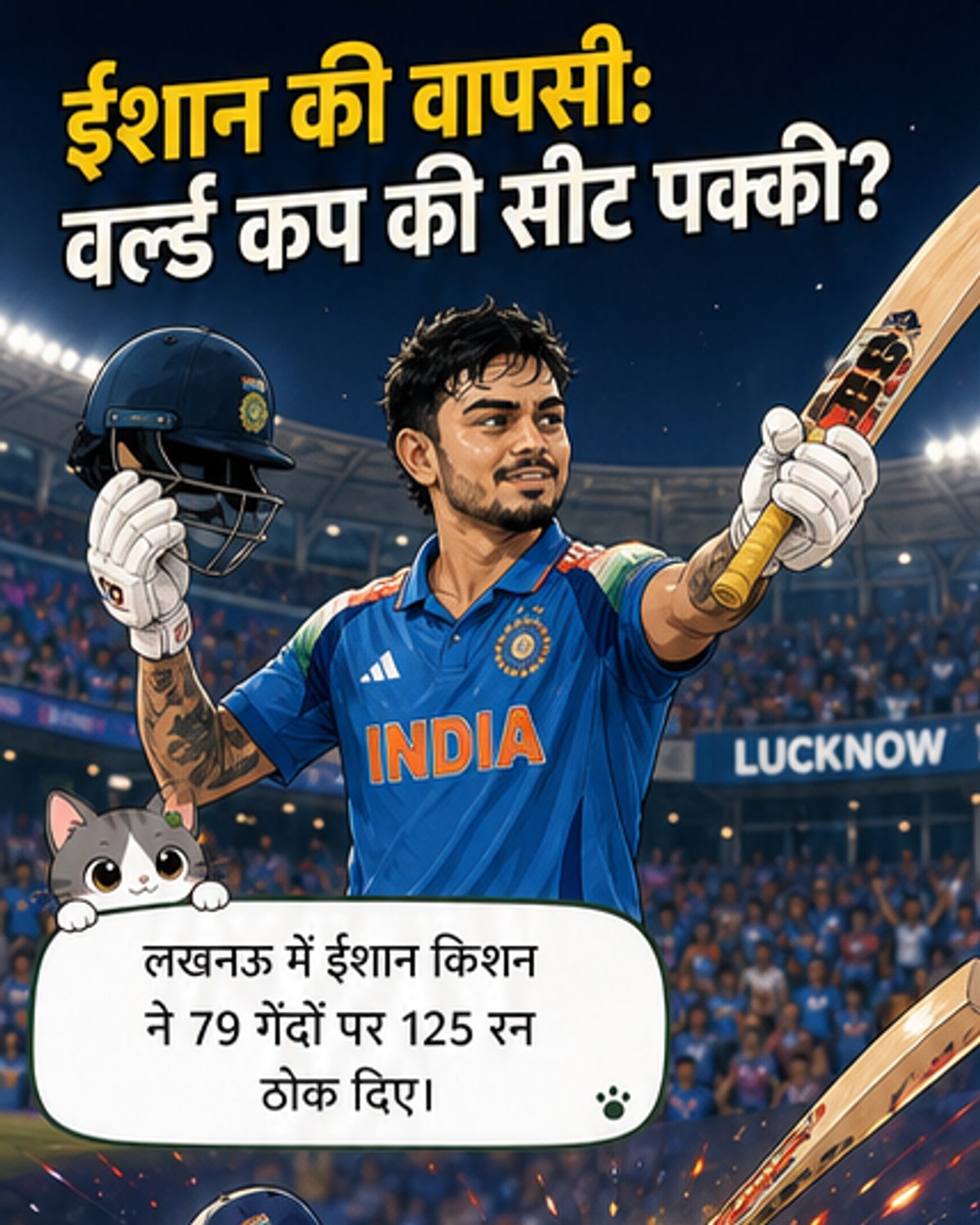 ईशान किशन को मिल चुका है वर्ल्ड कप वीजा?