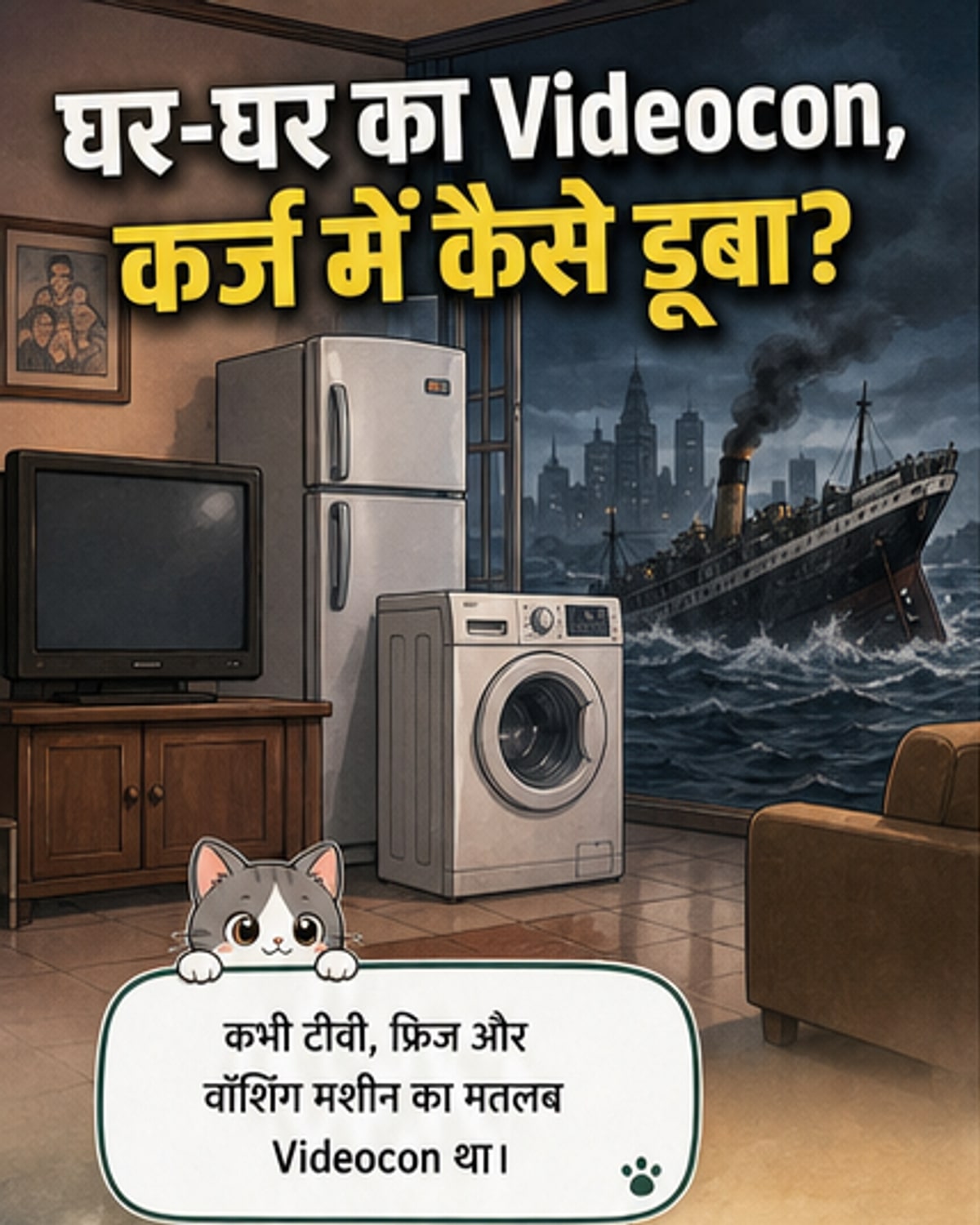 वीडियोकॉन: एक घरेलू ब्रांड का उत्थान और पतन