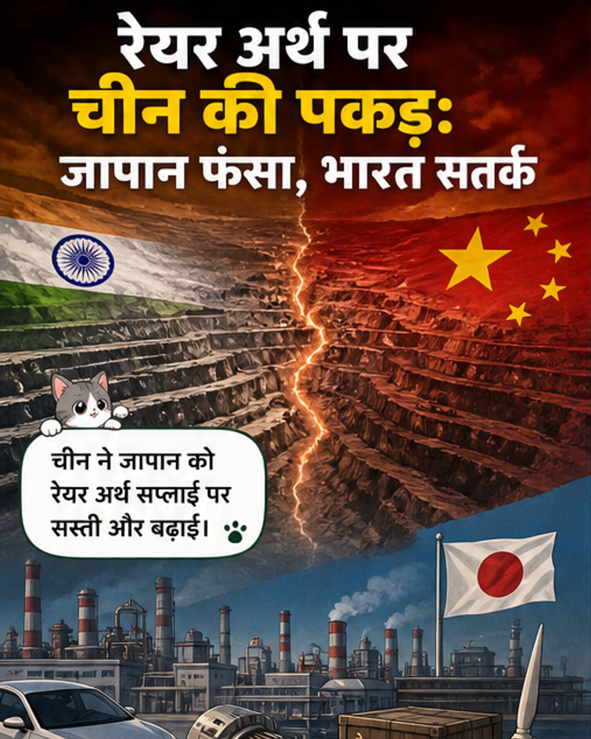 चीन का दुर्लभ धातु दबाव