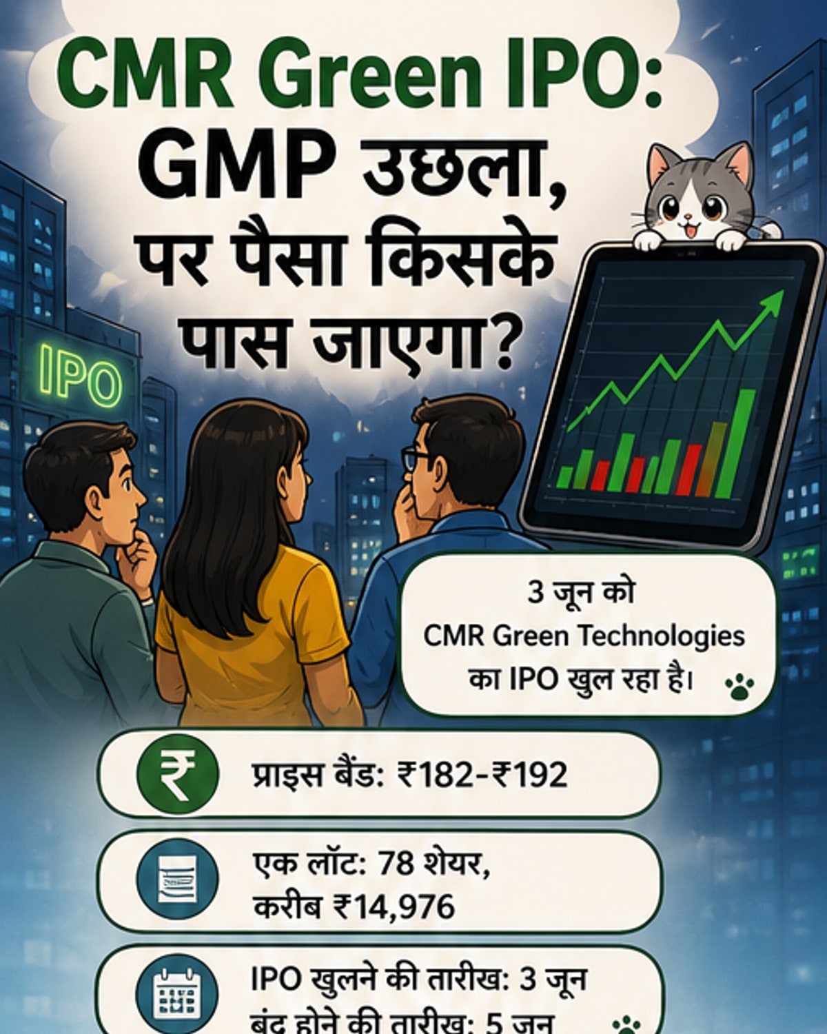 CMR ग्रीन टेक का IPO खुला