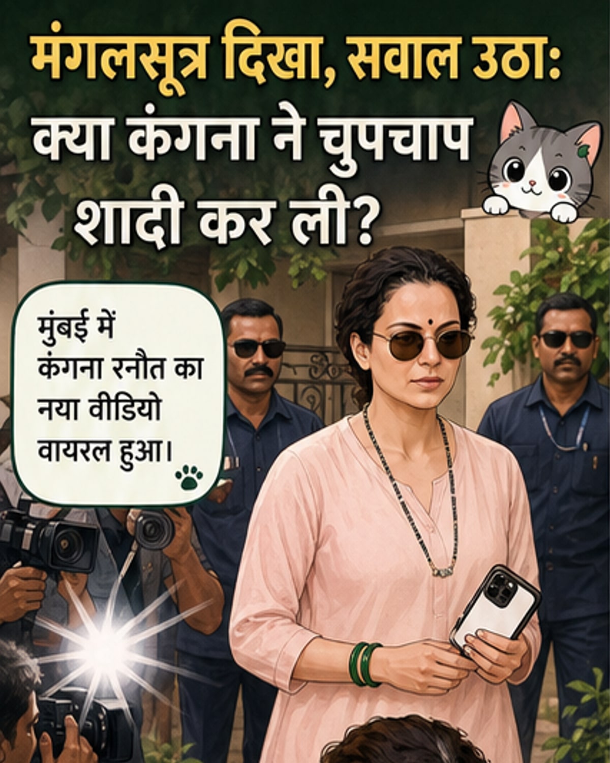 कंगना ने गुपचुप शादी की?