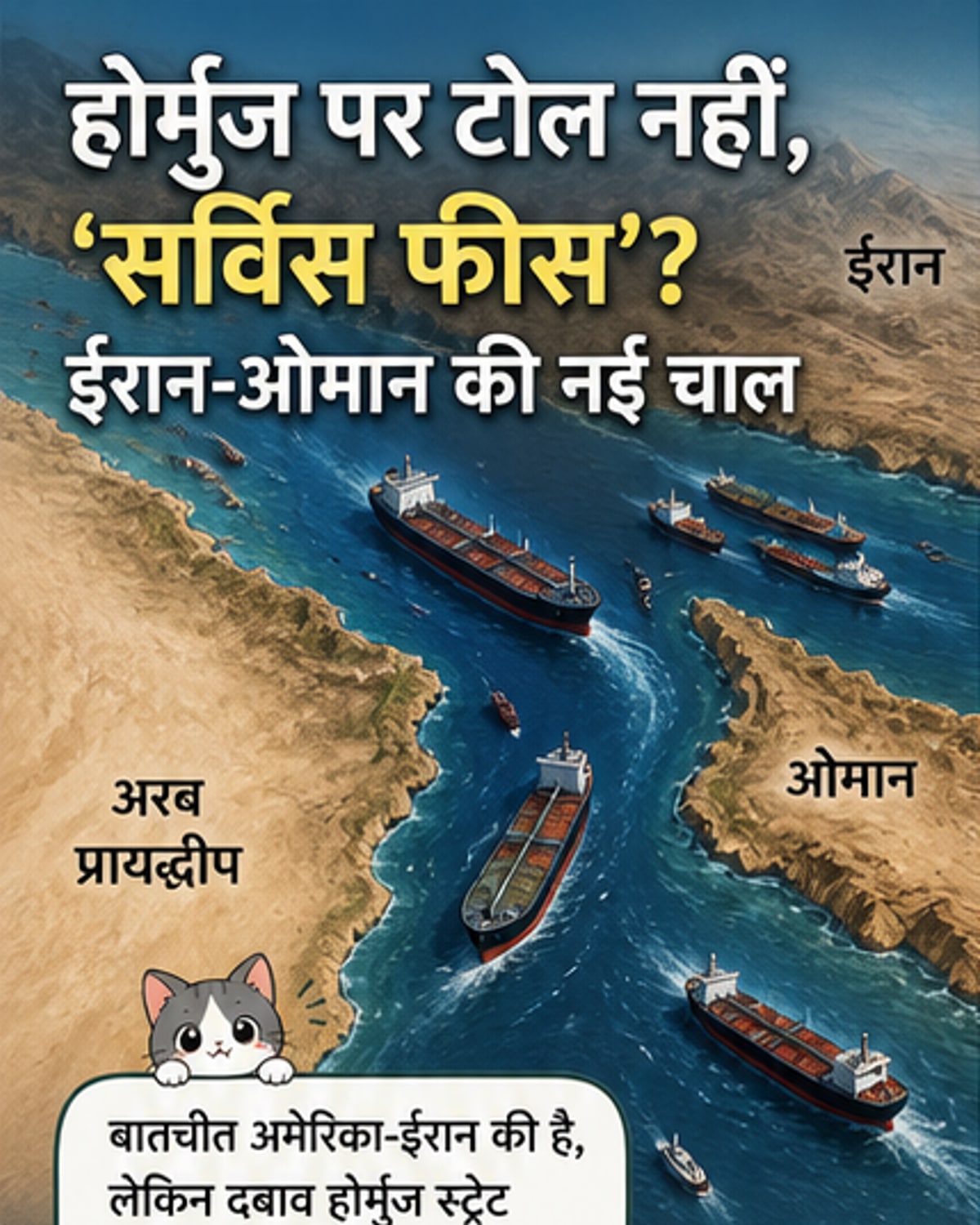 होर्मुज में अब टोल नहीं, सर्विस फीस?